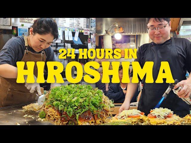 Hiroshima Travel Vlog 2024  What to Do and Eat in Hiroshima, Best Japanese Okonomiyaki, Japan Vlog