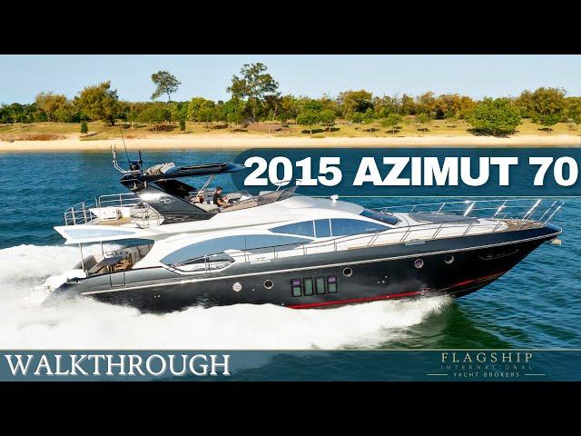 Azimut 70 Flybridge Luxury Yacht Walkthrough – Italian Masterpiece For Sale in Australia