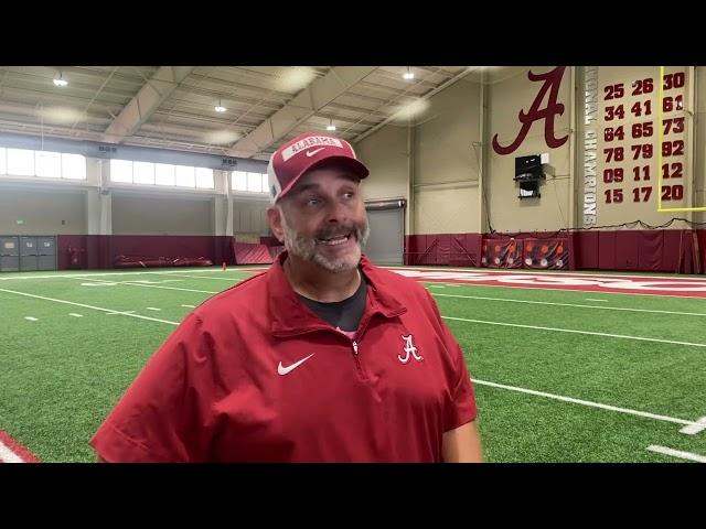 Alabama OL Coach Chris Kapilovic: Wisconsin Week