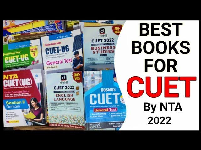 CUET Books | Best Books for CUET by  NTA 2022