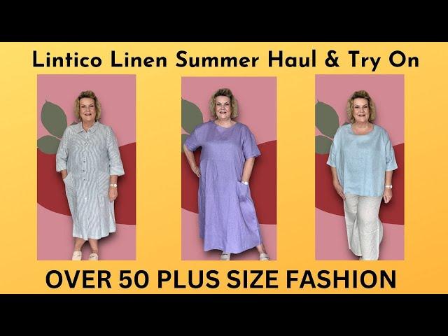 Lintico Summer Linen Haul & Try On - Over 50 Plus Size Fashion