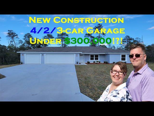 New Construction 4 bedroom 3 garage home under $300k in Citrus County Florida Real Estate EXP Realty