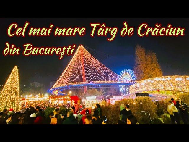 Cel mai mare Târg de Crăciun din București. Zeci de mii de oameni au luat cu asalt Drumul Taberei!