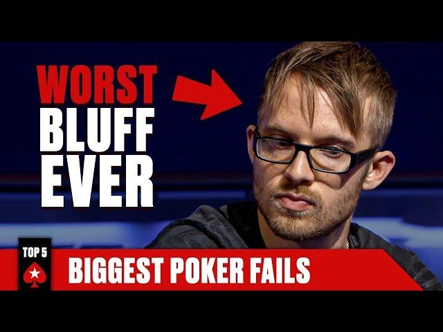 TOP 5 BIGGEST POKER FAILS ️ Poker Top 5 ️ PokerStars