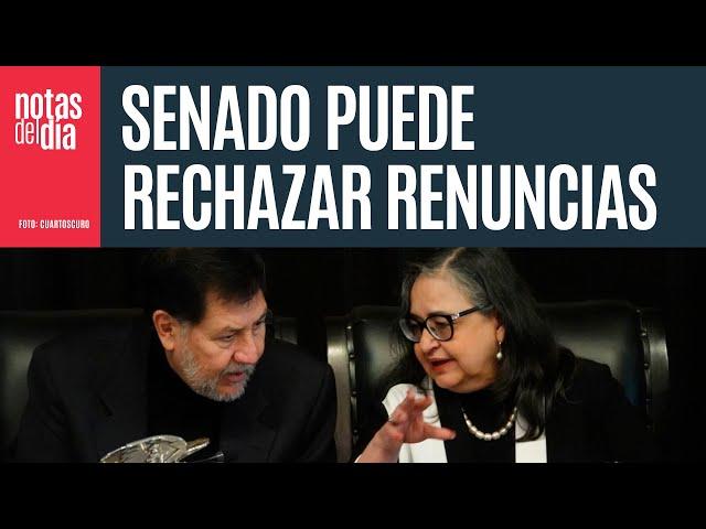 El Senado puede rechazar renuncias de ministros. “Quieren alforjas llenas”: Noroña.