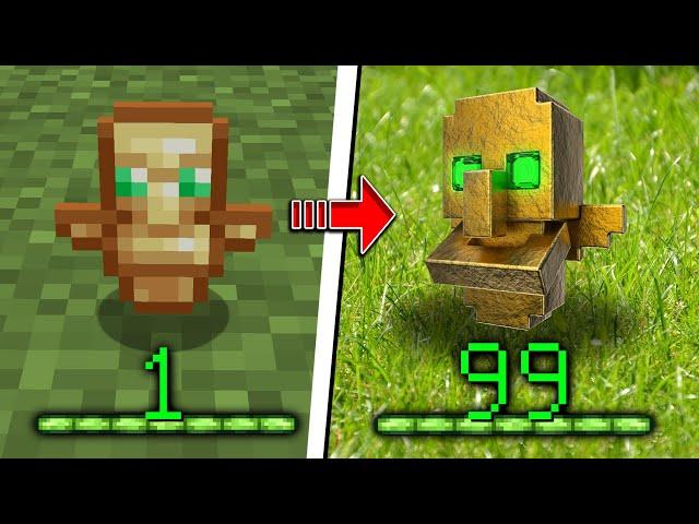 Minecraft【玩家升級就會提高畫質】！最終【超真實】！ ｜全字幕｜當個創世神【小橙子姐姐】我的世界