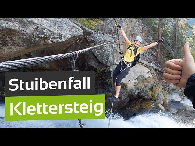 Spektakulärer Klettersteig am Stuibenfall: Der höchste Wasserfall in Tirol