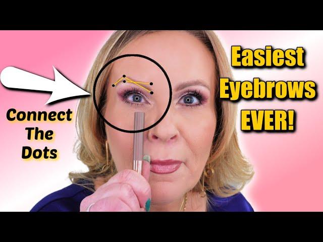 Easy Eyebrow Tutorial for Beginners & Women 40 to 65 +