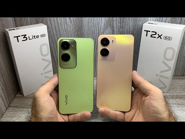 Vivo T3 lite 5g vs Vivo T2x 5g - Best konsa ? | Gaming processor | Best Camera | Rs 9500 | 128gb