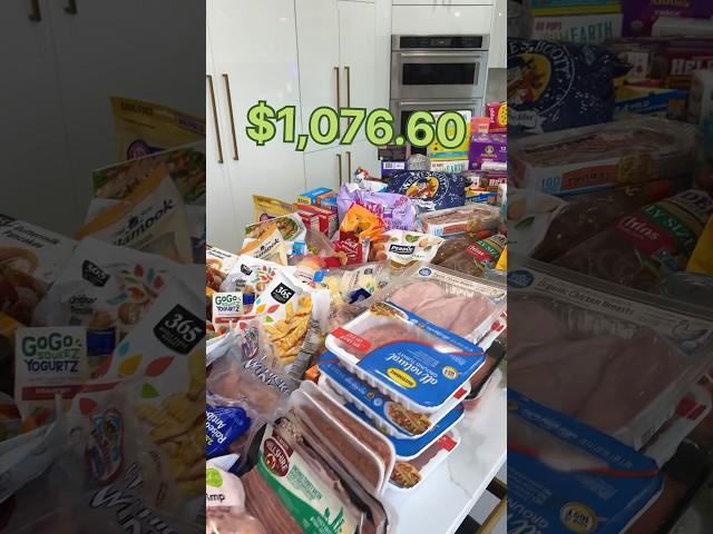 $1,000 Monthly Grocery Haul