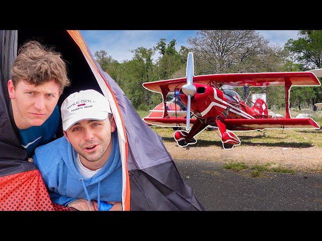 Going Camping in My Tiny Biplane