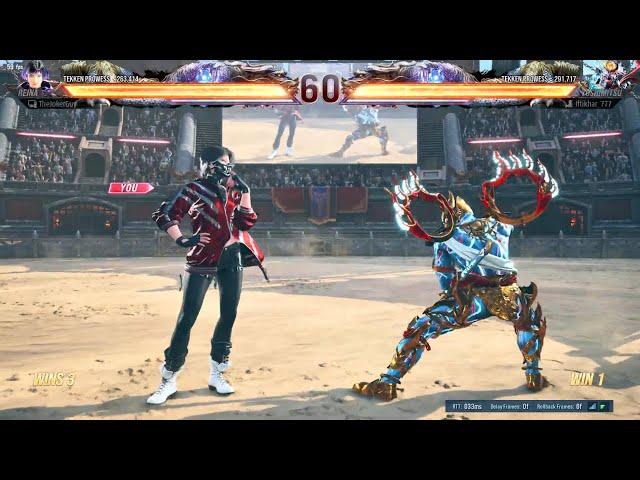 Tekken 8 | Aggressive Reina vs Youshimitsu..!!