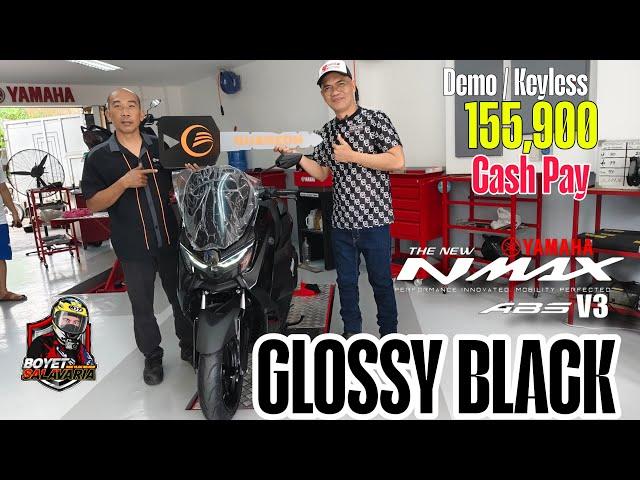 Bumili Ng Cash !   New Yamaha NMAX ABS Version 3  Glossy Black ,  actual Demo _ San Mayron