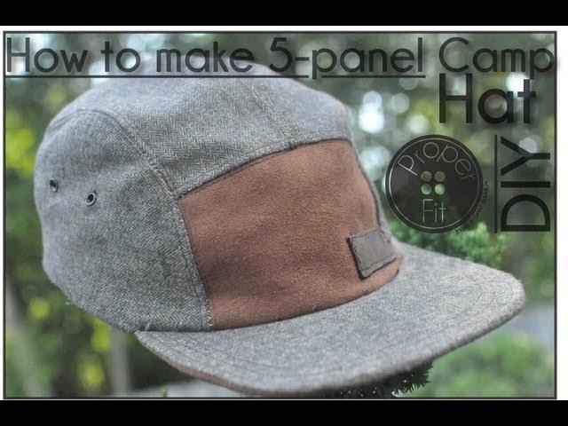 How to make 5 panel Camp Hat | ProperFit DIY