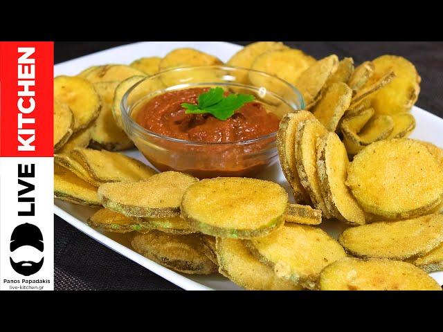 Mix zucchini with flour and you will be surprised! Fried Zucchini recipe (No Oven)