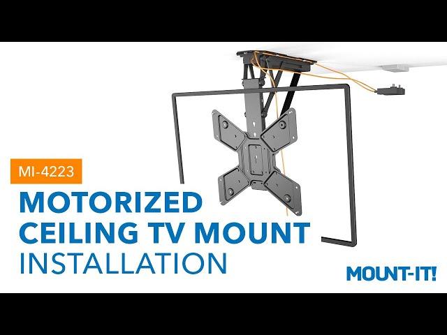 Motorized Ceiling TV Mount | MI-4223 (Installation)