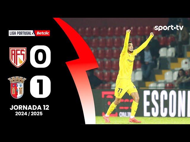 Resumo: AFS 0-1 Braga - Liga Portugal Betclic | sport tv