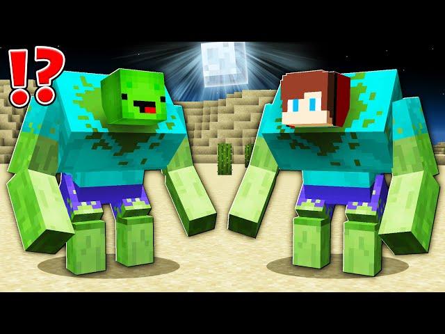 How Mikey and JJ became a MUTANT ZOMBIES ? - Minecraft (Maizen)