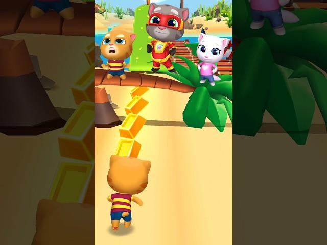 Ginger Tom  Angela Tom  Hyper Tom I Talking Tom Gold Run - Time Rush - HERO DASH #shorts
