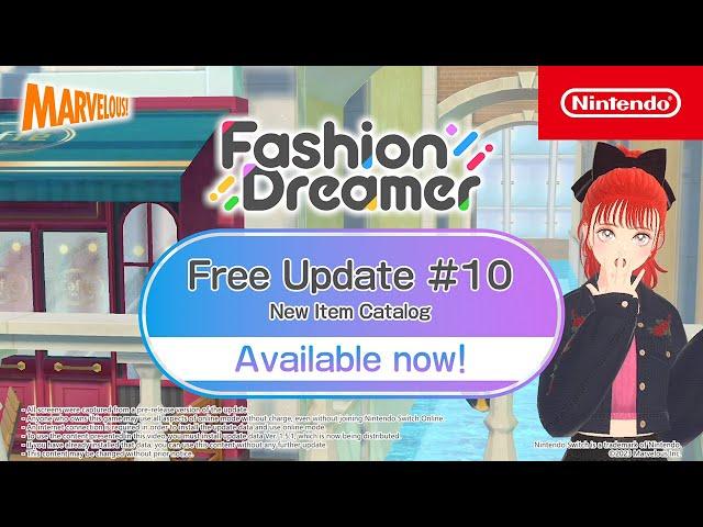 Fashion Dreamer – September Update Trailer – Nintendo Switch