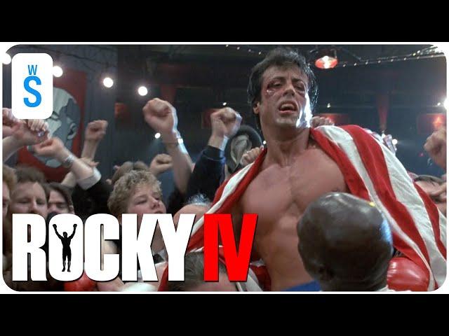 Rocky IV (1985) | Scene: Rocky takes down Drago in the last round