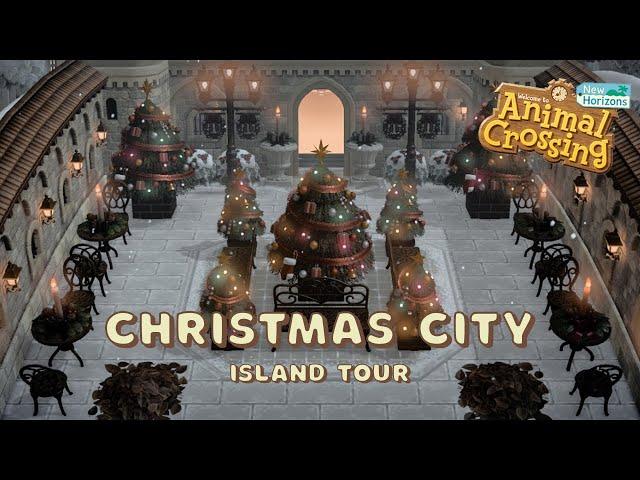 Magical & Snowy Winter Wonderland Island Tour ️ // Animal Crossing New Horizons