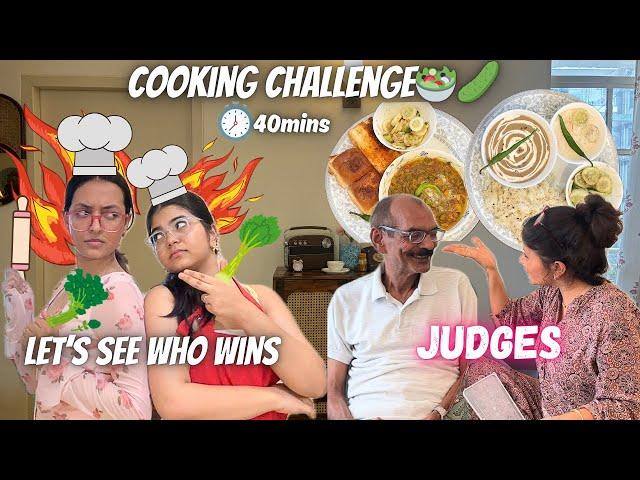 Cooking challenge️with my sister, papa judgesLet’s see who wins||Yashasvi Rajpoot||