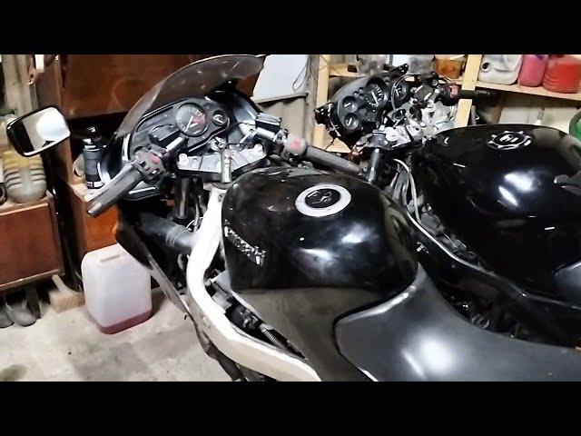 ZZR1100 Собрал мотор, всё работает всё отлично)