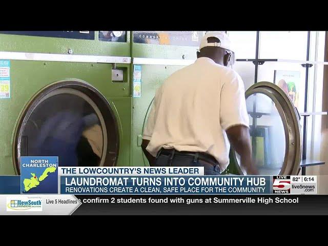 VIDEO: Newly transformed North Charleston laundromat becoming community hub