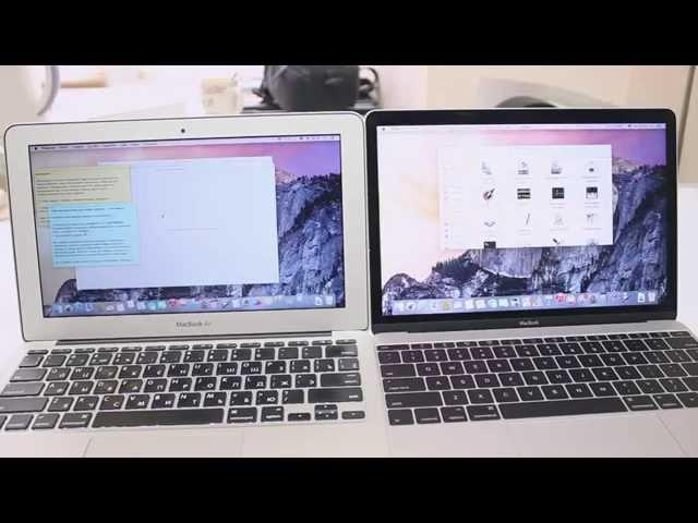 Обзор и сравнение Macbook 12" (early 2015) и Macbook 11 (mid 2011)