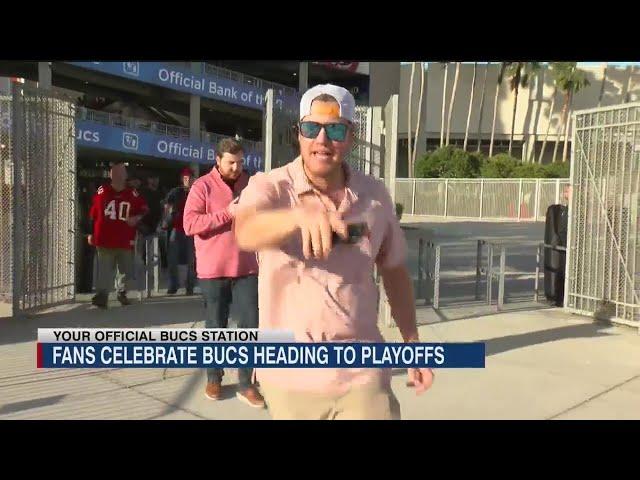 Tampa Bay Buccaneers secure playoff win: Fans celebrate victory