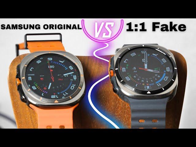 China Samsung Fake VS Original Samsung Galaxy Watch Ultra /moschuss.de