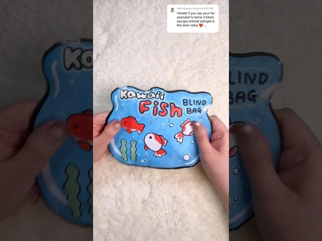 Kawaii Fish Blind Bag️ satisfying DIY toy opening #ASMR #blindbag #papercraft #paperdiy