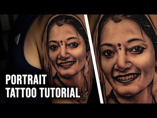 Realistic Portrait Tattoo Tutorial