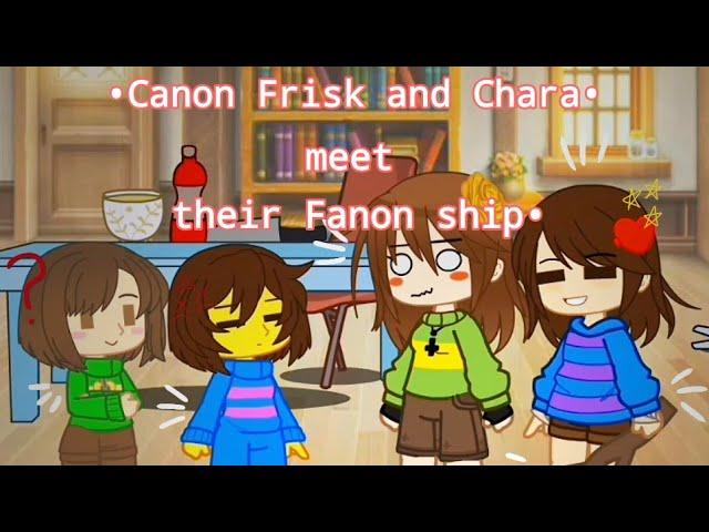 /Canon Frisk and Chara meet their Fanon ship\ Undertale Gacha Club