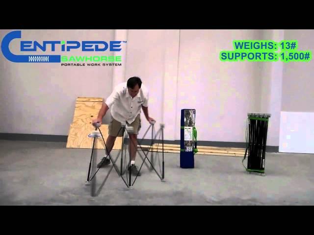 Durability Demo - Stressing the Centipede Portable Work System Joints