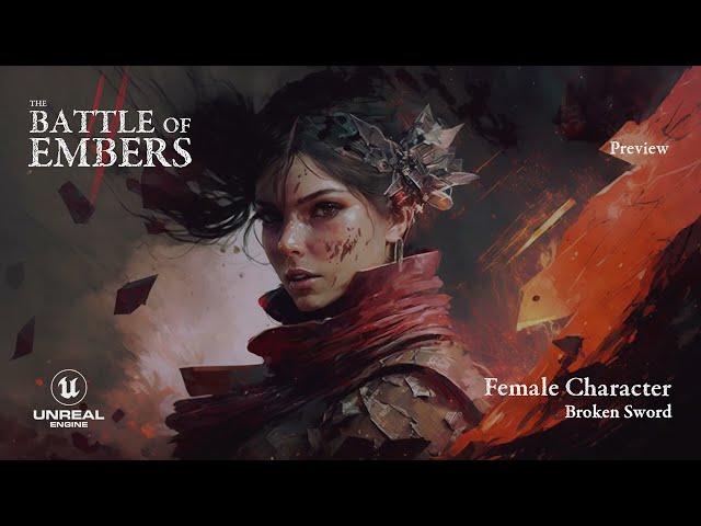 New Character Gameplay - A Female Knight with a Broken Claymore + Dual Wielding Two Handed Weapons