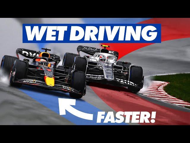 How F1 Drivers Are SO FAST in the Wet