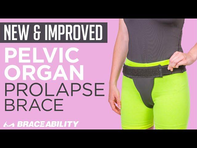 BraceAbility Pelvic Pro | Prolapsed Uterus Support Belt & Vulvar Varicose Veins Compression