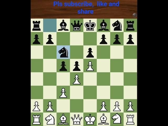 French defense opening trap in 9 moves, #chess #chessopeningtraps