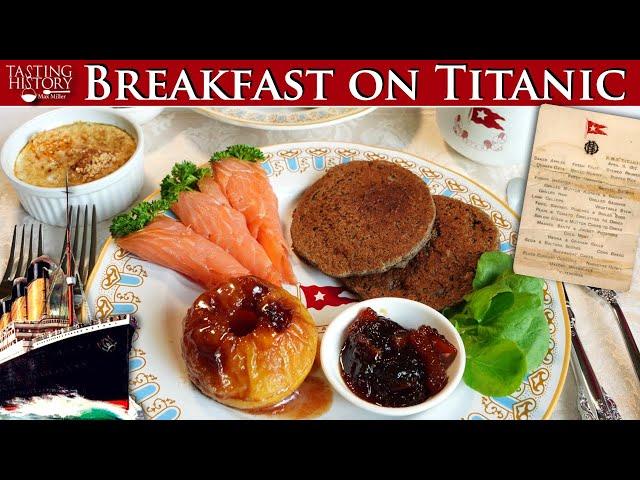 First Class Breakfast on the RMS Titanic