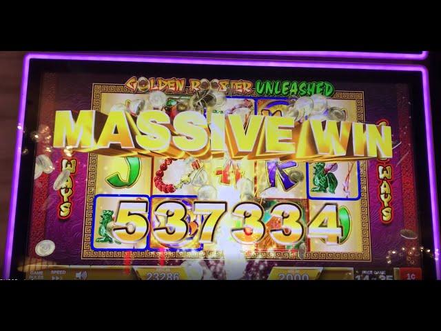 Golden Rooster Unleashed, Massive High Limit Jackpots