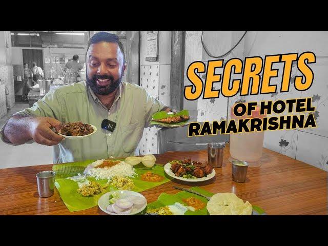 വർഷങ്ങൾ പഴക്കമുള്ള തൃശൂർ ഹോട്ടൽ | Parotta + beef + non-veg meal at Hotel Ramakrishna Thrissur