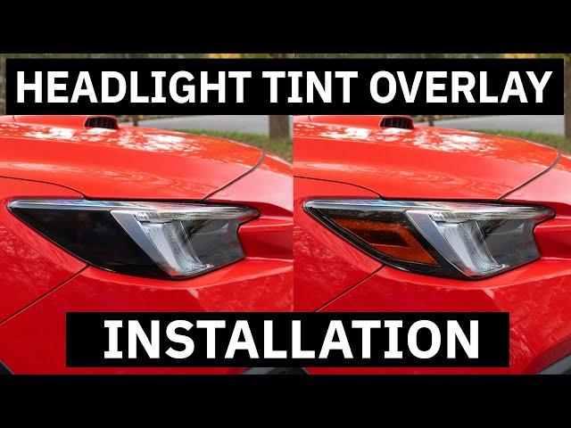 2022+ Subaru WRX Headlight Reflector Tint Overlays [Installation]