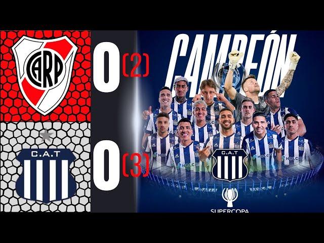 RIVER PLATE VS TALLERES | RESUMEN COMPLETO | TALLERES CAMPEÓN | PENALES | SUPERCOPA INTERNACIONAL