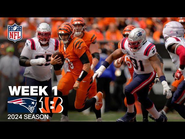 New England Patriots Highlights vs. Cincinnati Bengals | 2024 Regular Season Week 1