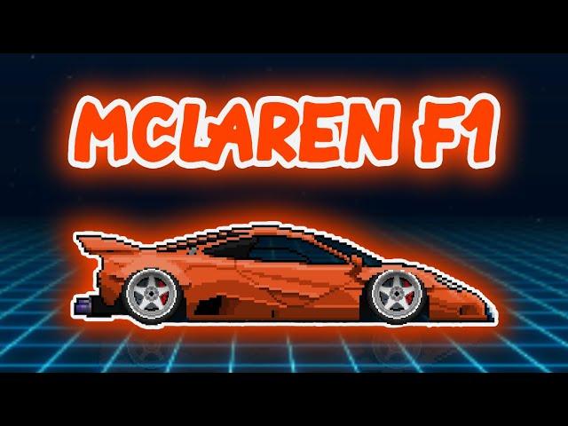 I BUILT a MCLAREN F1 in PIXEL CAR RACER?! - Pixel Car Racer