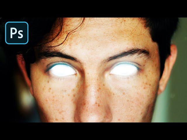 Glowing Eyes Photo Effect - Photoshop CC Tutorial