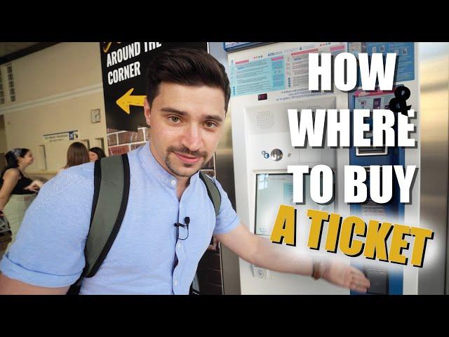 HOW TO BUY A TICKET IN ATHENS | USING PUBLIC TRANSPORTATION