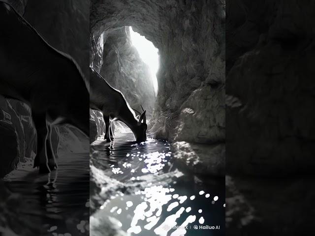 Goat in Mountain Tunnels ️ #wildlife #animals #nature